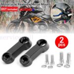 2x CNC 8/10mm Mirror Extension Riser Adapter For Suzuki DRZ400 DR650 SV650