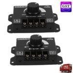 2x Manual LED Light Strip Dimmer Switch Lamp Brightness Adjustable Controller