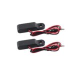 2x Mini LED Motorcycle Indicators Light Amber Blinker Turn Signal Lamp Universal - Image 4