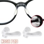2x Silicone Anti-Slip Glasses Nose Pads U-shaped Nose Pad for Eyeglasses Access