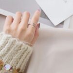 2x Yarn Ring Cat Kitty Ears Adjustable Size Crochet Ring Beginner Knitting Ring - Image 7