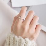 2x Yarn Ring Cat Kitty Ears Adjustable Size Crochet Ring Beginner Knitting Ring - Image 5