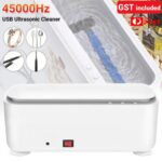 300mL Ultrasonic Cleaner USB Stainless Steel Sonic Wave Tank Jewelry Watch Clean