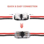 30PCS 12V T2 Wire Cable Snap In Connector Terminal Connections Joiner Auto Plug - Image 7