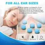 30/60pc Soft Silicone Ear Plugs Comfortable Adjustable Sleep Anti Snore Moldable - Image 6