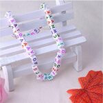 320 X Alphabet Letter Cube Acrylic Beads Bead 6mm Mixed Letters Colors Craft AU - Image 4