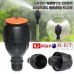 360 Rotary Irrigation Sprinkler Head Automatic Rotating Sprayer Garden