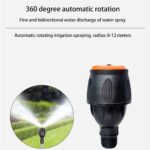 360 Rotary Irrigation Sprinkler Head Automatic Rotating Sprayer Garden - Image 7