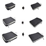 3PCS Packing Cubes Travel Pouches Luggage Organiser Clothes Suitcase Storage Bag - Image 7