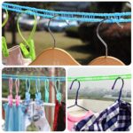 3/10m Clothesline Drying Nylon Rope With Hooks For Use Home Portable Outdoor - Image 3