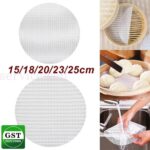 Reusable Silicone Steamer Liners Non-Stick Pad Air Fryer Mat Paper Style - Image 2
