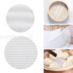 Reusable Silicone Steamer Liners Non-Stick Pad Air Fryer Mat Paper Style - Image 3