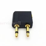 3x Airplane Audio Adapter 3.5mm Jack for Airline Travel Earphone Headphone Part - Image 7