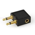 3x Airplane Audio Adapter 3.5mm Jack for Airline Travel Earphone Headphone Part - Image 5