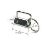 40pcs 26.5MM Silvery Key Fob Hardware Key Fob Keychain Wristlet With Split Ring - Image 2