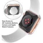 41mm / 45mm Clear Screen Protector Full Case Cover For Apple Watch Series 7 - Image 3