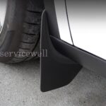 4PCS Mud Flaps Splash Guards Fender For Tesla Model Y Front Rear TPE Mudguard - Image 4