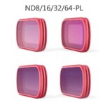 4PCS ND8+ND16+ND32+ND64-PL Camera Part Lens Filter Set For DJI OSMO Pocket Drone - Image 2