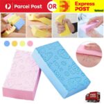 4PCS Scrub Bath Sponge Body Dead Skin Remover Brush Exfoliating Massager Shower