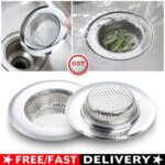 4PCS Stainless Steel Kitchen Sink Mesh Strainer Waste Plug Filter Drain Stopper