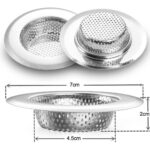 4PCS Stainless Steel Kitchen Sink Mesh Strainer Waste Plug Filter Drain Stopper - Image 2