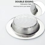 4PCS Stainless Steel Kitchen Sink Mesh Strainer Waste Plug Filter Drain Stopper - Image 5
