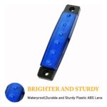 4X Marine Boat 6 LED Lamp Blue Cabin Deck Courtesy Light Stern Transom Lights - Image 2