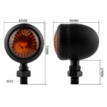 4X Motorcycle Amber Indicator Bullet Turn Signal Light Bulb Blinker Universal AU - Image 2