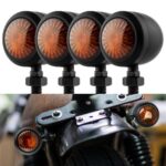 4X Motorcycle Amber Indicator Bullet Turn Signal Light Bulb Blinker Universal AU - Image 4
