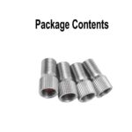 4/16pcs 19mm Chrome Tyre-Wheel Valve Stem Cap Extension Extender For Car/Truck - Image 4