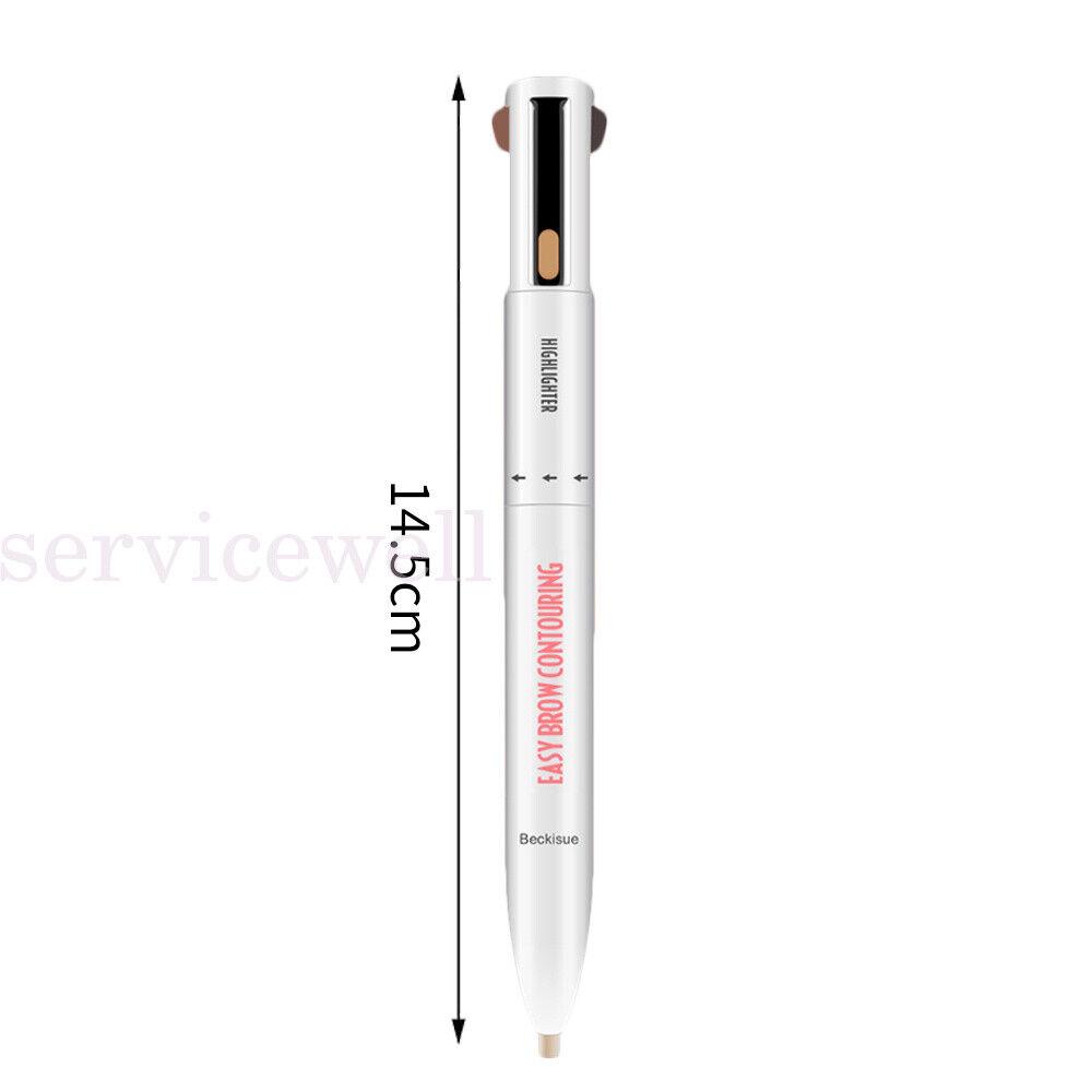 4 in 1 4 Color Waterproof Eyebrow Pencil Liner Ink Eye Brow Pencil For Travel - Image 4