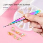 4pcs Eyelash Extension Tweezers False Eye Lash Clip Remover Curved Pointed Set - Image 4