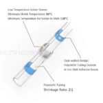 500 Waterproof Solder Seal Sleeve Heat Shrink Butt Wire Connectors Terminals Kit - Image 4