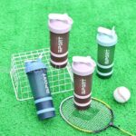 500ml 3 tier Milkshake Sport Pill Water bottle Powder Protein Shaker Drink Cup - Image 5