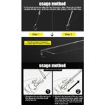5PCS Fishing Hook Remover Stainless Steel Fishhook Dehooker Portable Extractor - Image 2