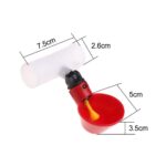 5Pcs Water Drinking Cups Chicken Automatic Poultry Drinkers Hen Bucket Waterer - Image 5