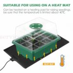 5 Set 12 Hole Plant Seed Grow Box Propagation Nursery Seedling Starter Tray Box - Image 7