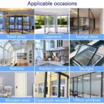 5xDoorDraft Stopper Seal Under Bottom Strip Self Adhesive Weather Stripping Tape - Image 2