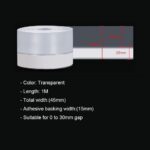 5xDoorDraft Stopper Seal Under Bottom Strip Self Adhesive Weather Stripping Tape - Image 5