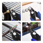 5xFlush Side Cutter Precision Shear Wire Snips Pliers Tool Diagonal Mini Cutters - Image 4