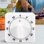 60Min Kitchen Timer Egg Square Shaped Kitchen Cooking Timer Mechanical Alarm AU - Image 7