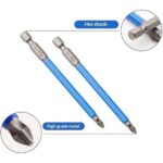 6/7 Pcs Magnetic Anti-Slip Drill Bit PH2 Cross Bits Set Screwdriver 25mm-150mm - Image 6