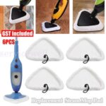 6pcs Replacement Cleaner For Steam Mop Pads Washable Microfibre Cloth Floor Pads