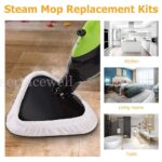 6pcs Replacement Cleaner For Steam Mop Pads Washable Microfibre Cloth Floor Pads - Image 2