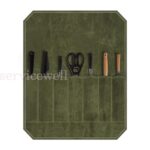 7 Slot Chef Knife Roll Bag Waxed Canvas Portable Knife Storage Case Carry Bag - Image 3