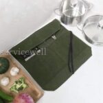 7 Slot Chef Knife Roll Bag Waxed Canvas Portable Knife Storage Case Carry Bag - Image 7