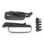 8/10mm MOTORCYCLE MIRRORS For CHOPPER CRUISER BOBBER CAFE RACER SCRAMBLWER. - Image 3