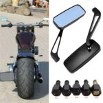 8/10mm MOTORCYCLE MIRRORS For CHOPPER CRUISER BOBBER CAFE RACER SCRAMBLWER. - Image 5