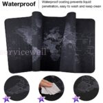 90x40cm Gaming Black Non-Slip Large Office Desk Pad Map Mouse Pad Mice Mat - Image 3