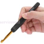 9PCS 2-6mm Soft Sewing Handle Aluminum Crochet Hook Knitting Needles Yarn Set AU - Image 3